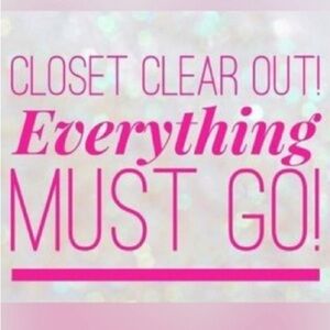 Make offer!! Closet clear out
